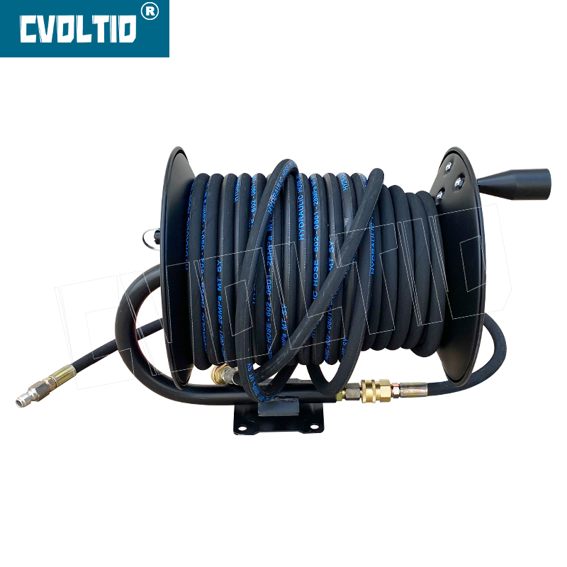 Hose Reel with 50Meters High Pressure Washer Hose