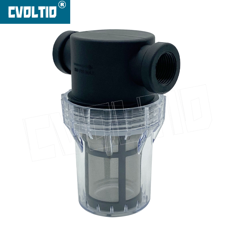 High Pressure Washer Stainless Steel Sediment Filter with Screen