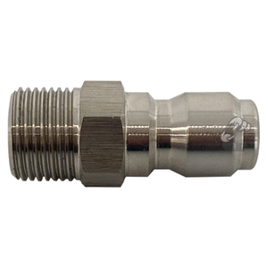 High Pressure Washer Adapter Stainless Steel Material 3/8"MNPT to 3/8"QD PLUG