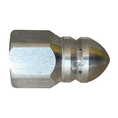 4000PSI Pressure Washer Accessories 1/4" sewer drain jetting nozzles with 1 Forward 6 Rear