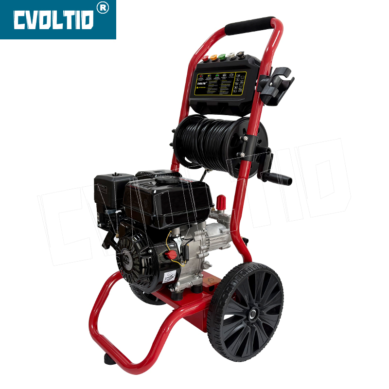 170Bar 2.64GPM 7HP Gasoline Power High Pressure Washer with Hose Reel - NA 