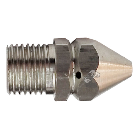 4000PSI Pressure Washer Accessories 1/4" sewer jetter nozzle with 1 Forward 3 Rear