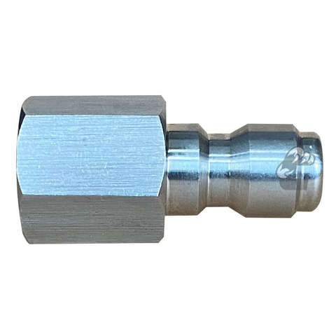 High Pressure Washer Adapter Stainless Steel Material 1/4"F to 1/4"QD PLUG