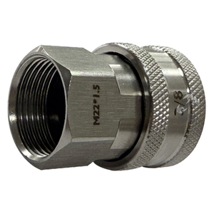 High Pressure Washer Hose Adapter M22F*1.5-14 to 3/8"QD Socket 