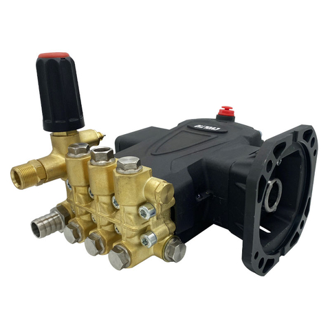 Auto Stop 120Bar 15LPM 24MM Shaft High Pressure Washer Triplex Plunger Pump