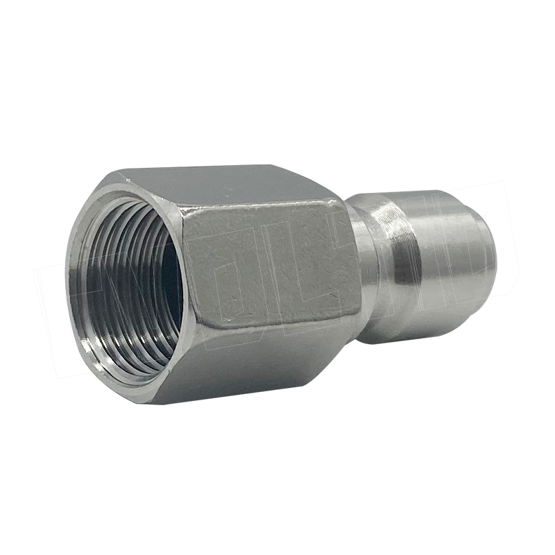 High Pressure Washer Adapter Stainless Steel Material 3/8"FNPT to 3/8"QD PLUG