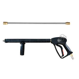 4000PSI Pressure Washer Gun with handle, 20 inch lance, 3/8" Male Plug and 1/4” Quick Connector Coupler