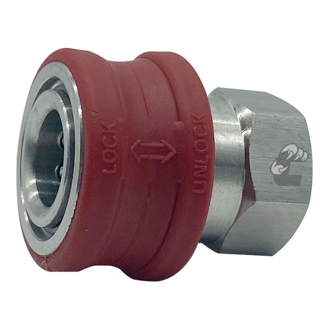 High Pressure Washer Adapter Stainless Steel Material 1/4"F to 1/4"QD Socket