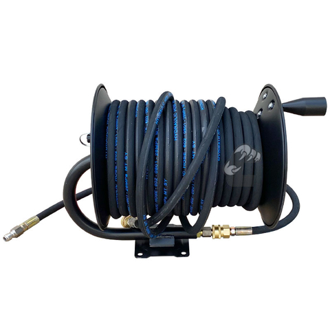 Hose Reel with 50Meters High Pressure Washer Hose