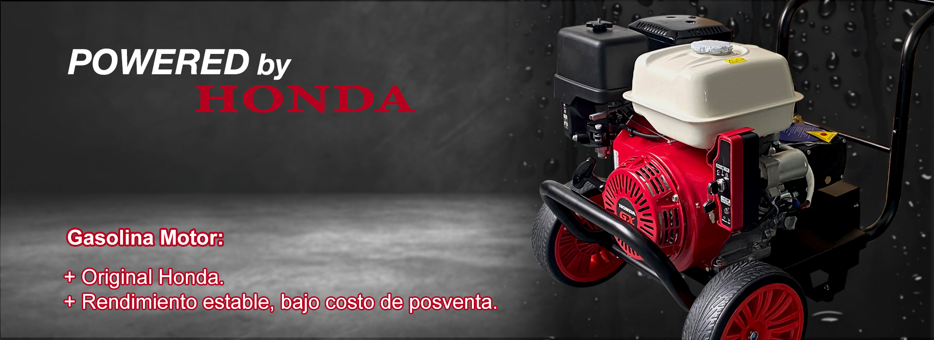 Gasoline High Pressure Washer banner