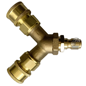 High Pressure Washer Adapter 2*3/8"QD Socket to 3/8"QD Plug