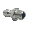 High Pressure Washer Adapter Stainless Steel Material 1/4"MNPT to 1/4"QD PLUG