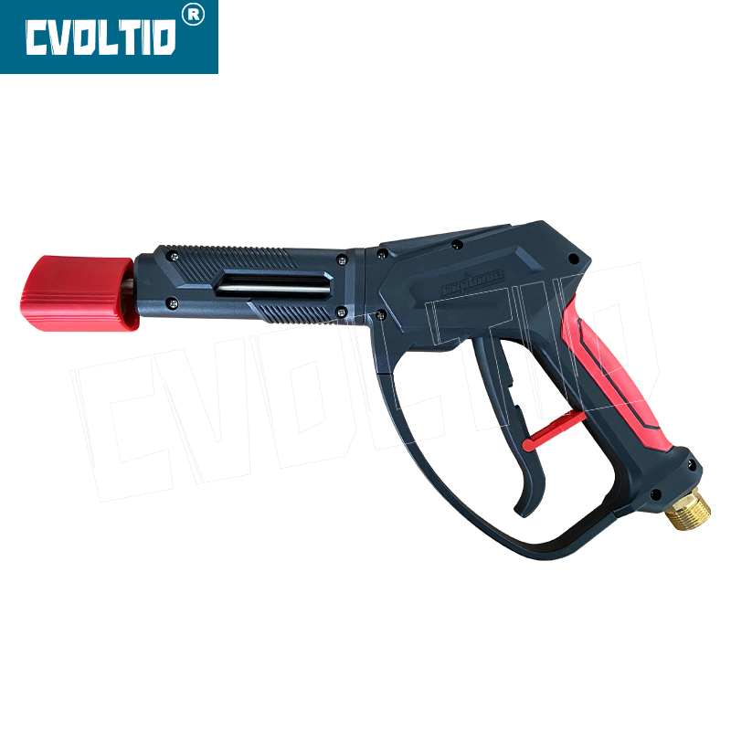 3600PSI High Pressure Washer Short Gun, Inlet M22, Outlet 0°, 25°, 40°