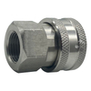 High Pressure Washer Adapter Stainless Steel Material 3/8"FNPT to 3/8"QD Socket 