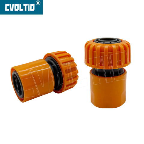 3/4" US Thread Fitting Set Plastic Garden Water Hose Quick Connectors ID 19mm 
