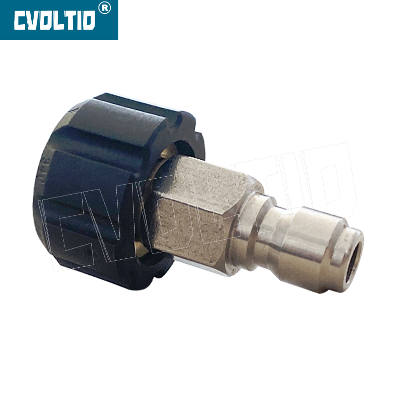 High Pressure Washer Adapter 3/8"QD Plug to M22F*1.5-14