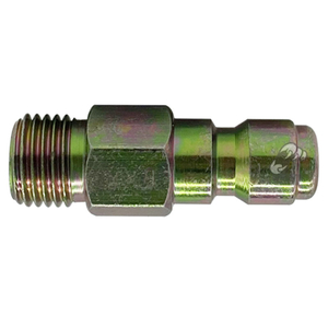 High Pressure Washer Adapter Zinc Plated 1/4"M to 1/4"QD PLUG