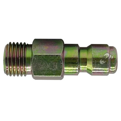 High Pressure Washer Adapter Zinc Plated 1/4"M to 1/4"QD PLUG