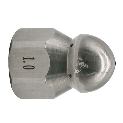 4000PSI Pressure Washer Accessories 1/4" jetter nozzle with 1 Forward 6 Rear